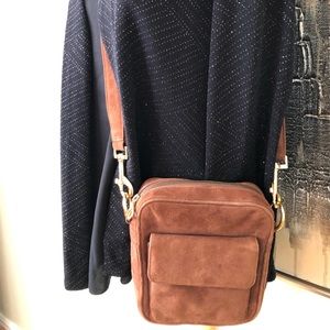 Suede Messenger Crossbody!